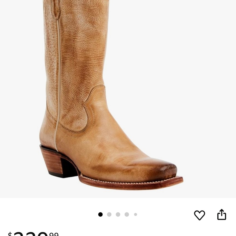 Tan Leather Ankle Boots